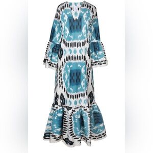Pax Philomena Bellagio Cotton IKat Mermaid Dress